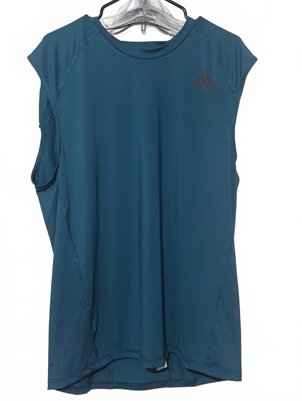 Adidas Men's Sleeveless Athletic Shirt Blue Size Large